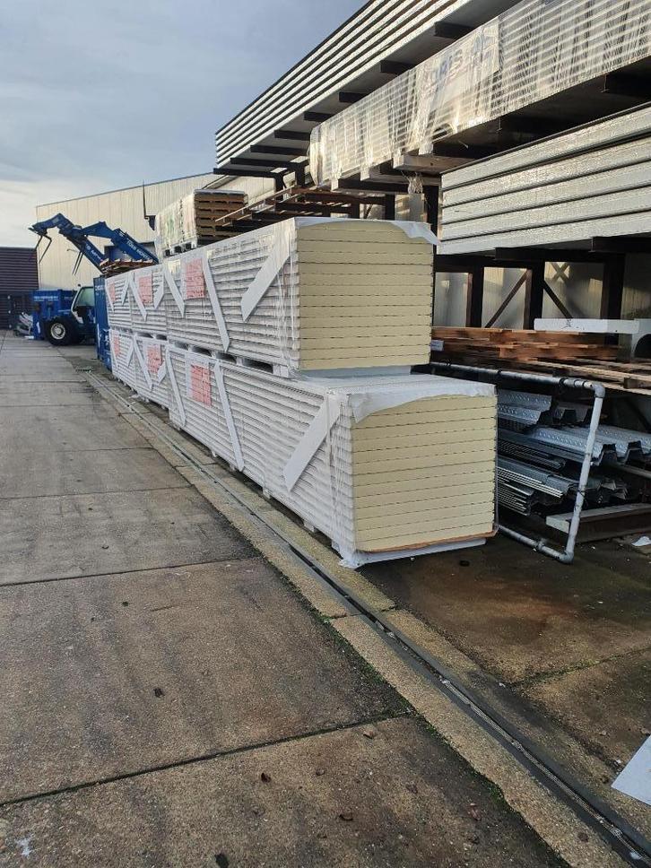 A-keuze en B-keuze Sandwichpanelen 60 en 80 mm, Gevelpanelen, Doe-het-zelf en Verbouw, Platen en Panelen, Nieuw, Overige materialen