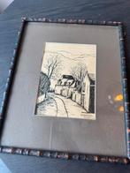 Pentekening Dé Scheffer, 1935, Ophalen