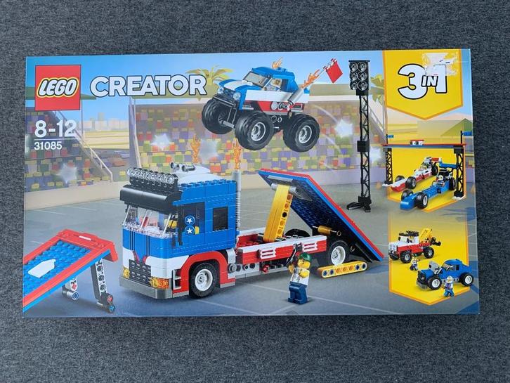 Lego creator 3 in 1,  31085 stuntshow nieuw In de doos, Kinderen en Baby's, Speelgoed | Duplo en Lego, Nieuw, Lego, Complete set