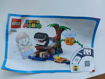 Lego Super Mario set 71381 chain chomp jungle encounter beschikbaar voor biedingen