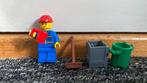 Lego minifiguur vuilnisman, Kinderen en Baby's, Speelgoed | Duplo en Lego, Complete set, Ophalen of Verzenden, Lego, Zo goed als nieuw