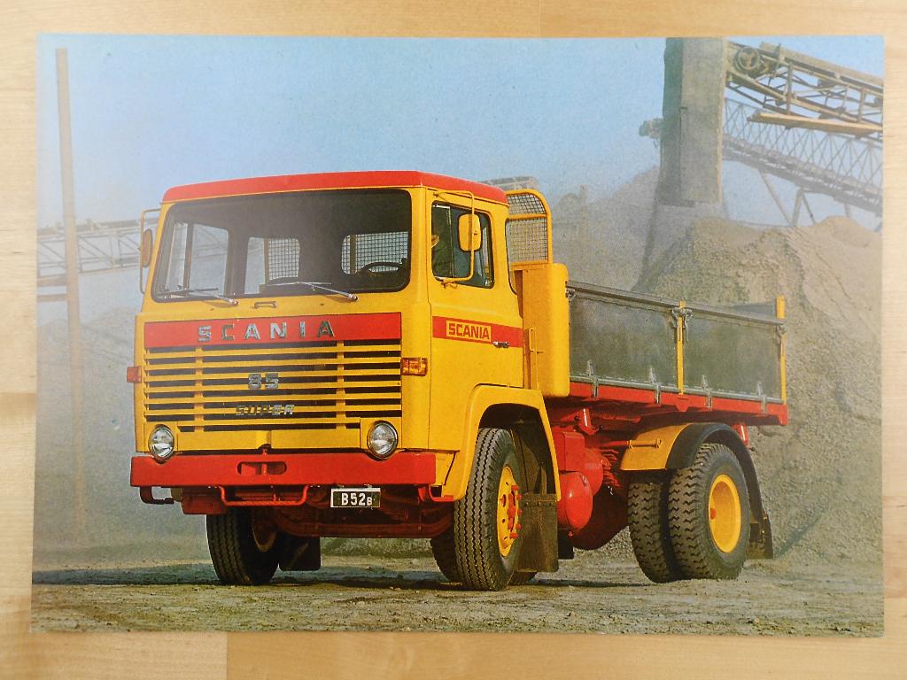 Scania LB85 4x2 1970 Technische Specificatie Brochure LB 85, Ophalen of Verzenden, Zo goed als nieuw, Overige merken, Scania