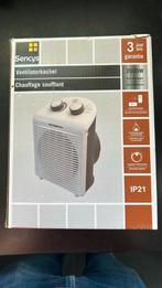 2x Ventilatorkachel Sencys (max 2 kW), Doe-het-zelf en Verbouw, Ventilatie en Afzuiging, Ophalen of Verzenden, Zo goed als nieuw