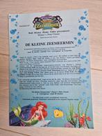 perskit de kleine zeemeermin persmap walt disney disney's, Ophalen of Verzenden, Overige figuren, Beeldje of Figuurtje