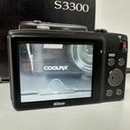 Nikon Coolpix S3300 Compact camera Zwart | Gebruikte staat, Audio, Tv en Foto, Fotocamera's Digitaal, Nikon, Gebruikt, Support@nikon.com