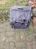 Dubelen fiets tas, Ophalen