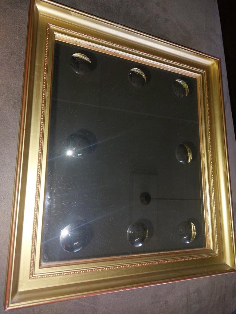 Antieke 19e vroeg 20e eeuws Sorcerer’s Mirror, Ophalen of Verzenden, Rechthoekig, Minder dan 50 cm