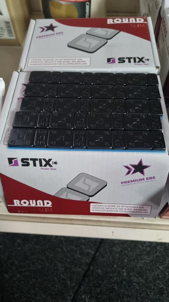 100 Strips Plaklood Zwart 5+10 Gram - Kleefgewicht Slim, Auto diversen, Overige Auto diversen, Ophalen of Verzenden