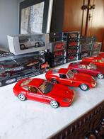 Collectie Ferrari’s - 1:24 en collezione shell, Hobby en Vrije tijd, Modelauto's | 1:24, Ophalen of Verzenden, Zo goed als nieuw