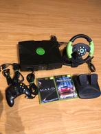 Xbox Classic + Games & Stuurwiel, Spelcomputers en Games, Ophalen of Verzenden, Gebruikt