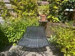 Zwart gevlochten tuinstoel, Tuin en Terras, Ophalen, Gebruikt, Kunststof