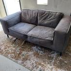 bank. 2,5 zits. Microleder, 150 tot 200 cm, Driepersoons, 75 tot 100 cm, Zo goed als nieuw