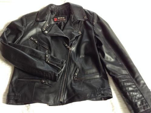 Bickerjack zwart lamsleder maat 40/42 ZGAN, Kleding | Dames, Jasjes, Kostuums en Pakken, Zo goed als nieuw, Jasje, Maat 38/40 (M)