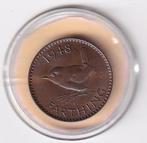 UK Farthing 1948 met randtikje en Diverse Muntkleuren, Verzenden, Overige landen, Losse munt