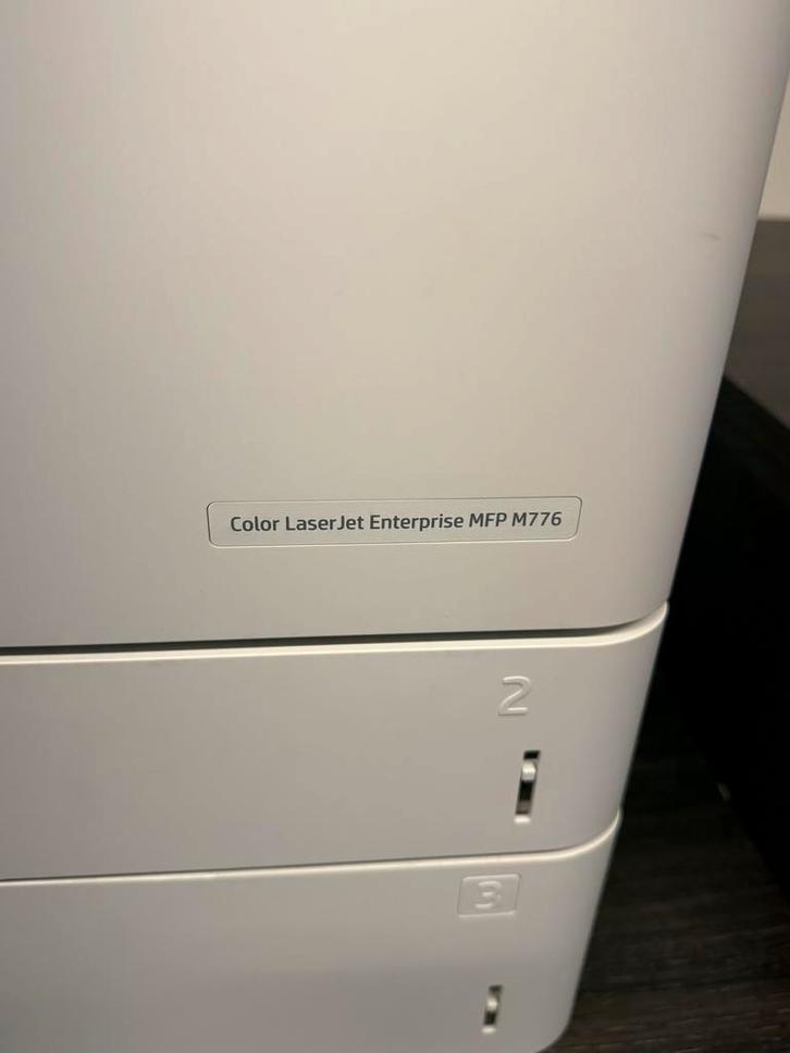 HP Color Laserjet Enterprise MFP M776 + 4 toners & papier, Computers en Software, Printers, Gebruikt, All-in-one, Laserprinter