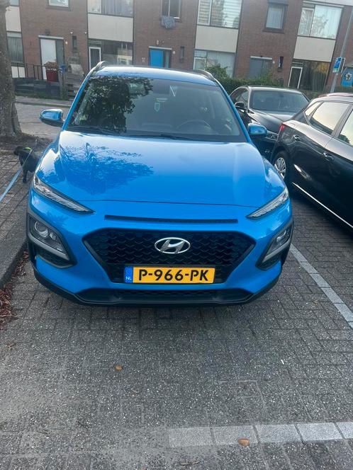 Hyundai Kona 1.0 T-gdi 120pk 2WD 2018 Blauw, Auto's, Hyundai, Particulier, Kona, Benzine, Hatchback, Handgeschakeld, Geïmporteerd