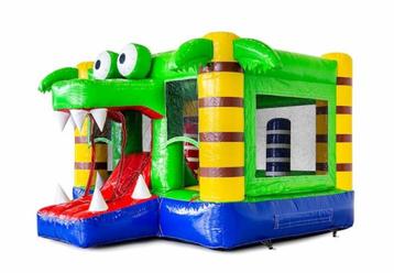 TE KOOP: Complete set Mini Bounce Krokodil Springkussen 2024 beschikbaar voor biedingen