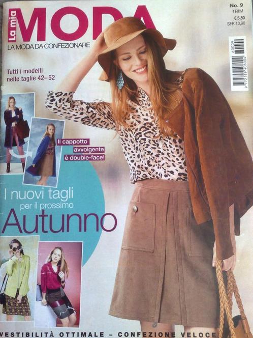 Diana La mia mode , nr. 9 / 2016 , maat 42 - 52, Hobby en Vrije tijd, Kledingpatronen, Gebruikt, Vrouw, Overige merken, Verzenden