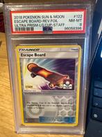 Pokemon Escape Board Staff PSA 8 staff, Ophalen of Verzenden, Zo goed als nieuw, Losse kaart, Foil
