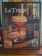La trappe trappisten bier bord, Ophalen of Verzenden, Zo goed als nieuw, Reclamebord, Plaat of Schild, La Trappe