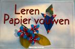 Leren papier vouwen (origami) Peter Kleinjans, Ophalen of Verzenden, Zo goed als nieuw