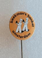 Oude speld van BEEKMAN'S BANKET AMSTERDAM, Verzamelen, Speldjes, Pins en Buttons, Verzenden, Gebruikt