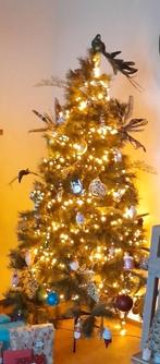 Kunstkerstboom 180cm hoog incl.alle accessoires, Diversen, Kerst, Ophalen of Verzenden, Zo goed als nieuw