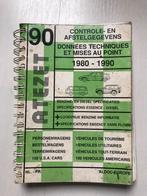 Atezet auto controle en afstelgegevens 1980-1990, Auto diversen, Handleidingen en Instructieboekjes, Ophalen of Verzenden