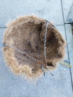 3 metalen hanging baskets me kokosmatjes, Tuin en Terras, Ophalen, Gebruikt, Minder dan 30 cm, Rond