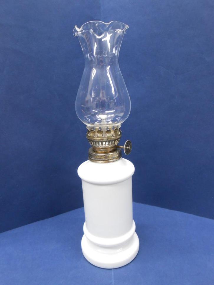 Olielamp, Tafellamp, keramiek, Antiek en Kunst, Antiek | Lampen, Ophalen of Verzenden