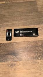 4K HDMI - Audio Splitter 4x in 2x out SPDIF, Audio, Tv en Foto, Mediaspelers, Ophalen of Verzenden, Nieuw, HDMI, Zonder harde schijf