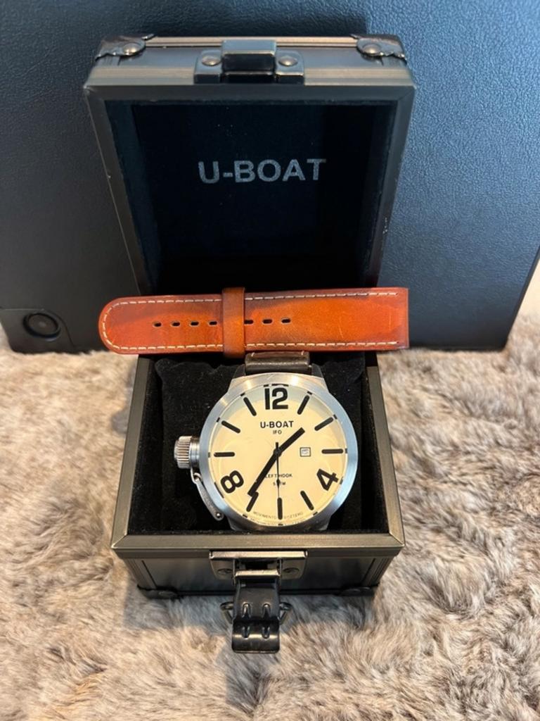 U-boat Limited Edition, Overige merken, Staal, Polshorloge, Ophalen of Verzenden