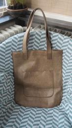 Keecie leren tas, Hungry Harry, 43x36 cm, moss used look, Verzenden, Gebruikt, Bruin, Shopper