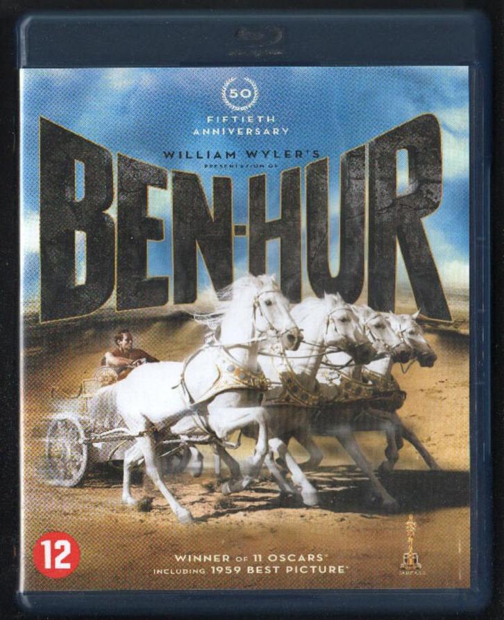 !VERKOCHT! Ben Hur, 1959, 50th Anniversary, 2-disc. Blu-ray., Cd's en Dvd's, Blu-ray, Gebruikt, Drama, Boxset, Ophalen of Verzenden