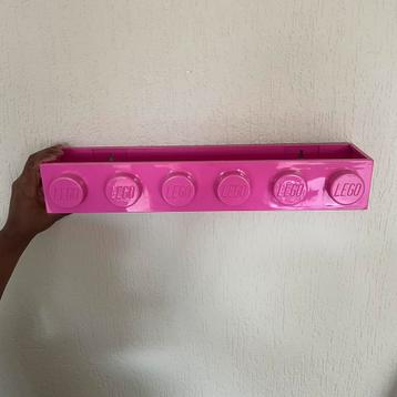 LEGO boekenplank roze beschikbaar voor biedingen