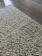 Grijs/Wit wollen vloerkleed 233x160, Ophalen, Gebruikt, 150 tot 200 cm, 200 cm of meer