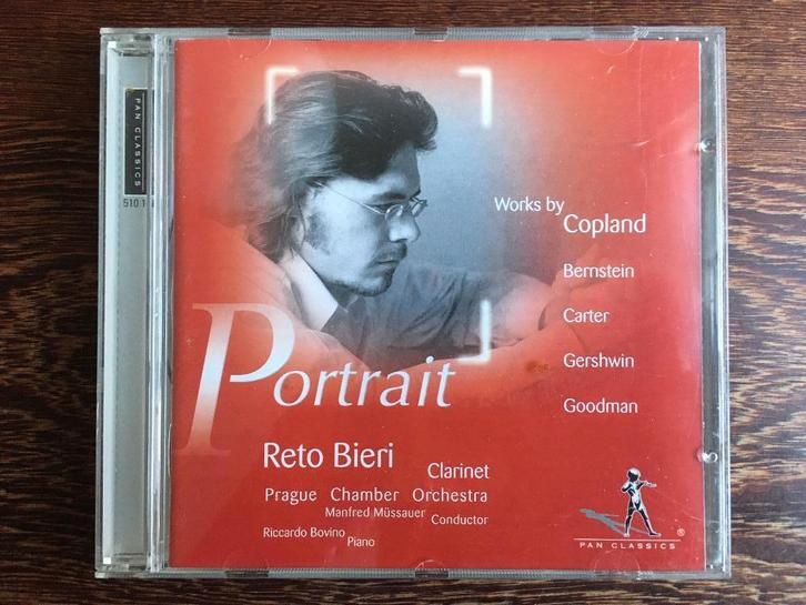 Copland Bernstein Carter Gershwin Goodman / Reto Bieri, Cd's en Dvd's, Cd's | Klassiek, Zo goed als nieuw, Overige typen, Romantiek