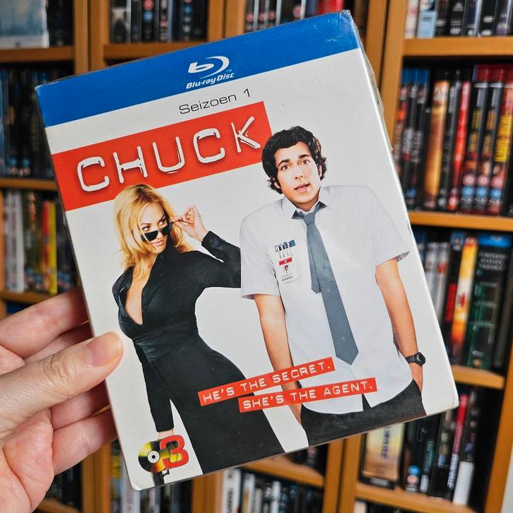 CHUCK S1.S2. | bluray disc | Dutch subtitle, Cd's en Dvd's, Blu-ray, Zo goed als nieuw, Tv en Series, Ophalen of Verzenden