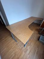 Mooi, groot bureau aangeboden, Ophalen, In hoogte verstelbaar, Gebruikt, Bureau