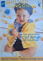 Phildar Pingouin brei boek baby modellen, Verzenden, Zo goed als nieuw, Breien, Patroon of Boek