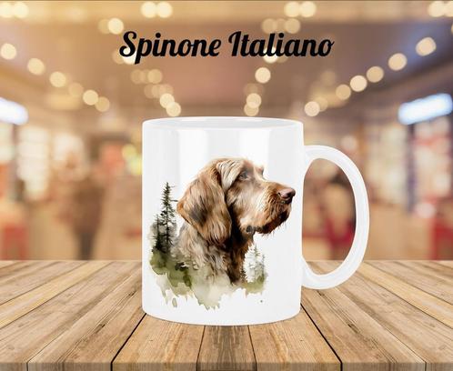 Spinone Italiano profiel mok, Huis en Inrichting, Keuken | Servies, Nieuw, Kop(pen) en/of Schotel(s), Overige stijlen, Ophalen of Verzenden