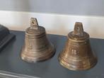 2 prachtige antieke bronzen scheepsbellen / scheeps bel €49, Ophalen of Verzenden, Brons