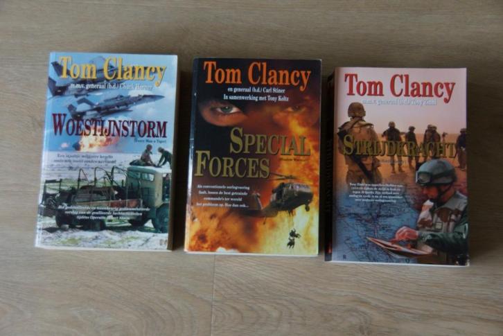 3 x Tom Clancy Woestijnstorm, Special forces en strijdkracht, Boeken, Oorlog en Militair, Gelezen, Algemeen, Ophalen of Verzenden