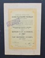 Cultuur Maatschappij Papandajan (Ned.Indie) Batavia 1917, Postzegels en Munten, Aandelen en Waardepapieren, Verzenden, Voor 1920