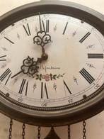 Ovale wandklok rousset bellefoutaine antiek, Ophalen of Verzenden
