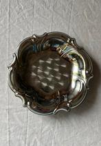 Vintage Frans RVS inox schaaltje met sierlijke rand, Ophalen, Overige materialen, Overige stijlen, Schaal of Schalen