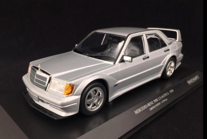 1:18 AANBIEDING! Mercedes Benz 190E 2.5 16EVO1990 Minichamps, Hobby en Vrije tijd, Modelauto's | 1:18, Nieuw, Auto, MiniChamps