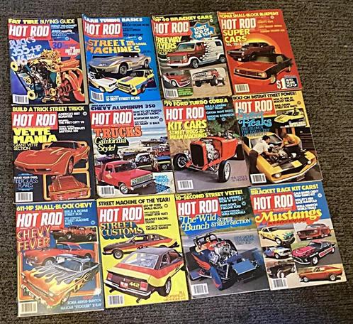 Comlete jaargang Hot Rod magazine USA 1976, 1977 & 1978, Boeken, Auto's | Folders en Tijdschriften, Zo goed als nieuw, Algemeen