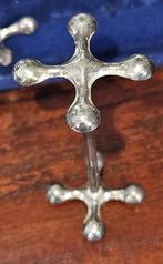 Metalen messenleggers, Ophalen, Gebruikt, Rvs of Chroom, Los bestek