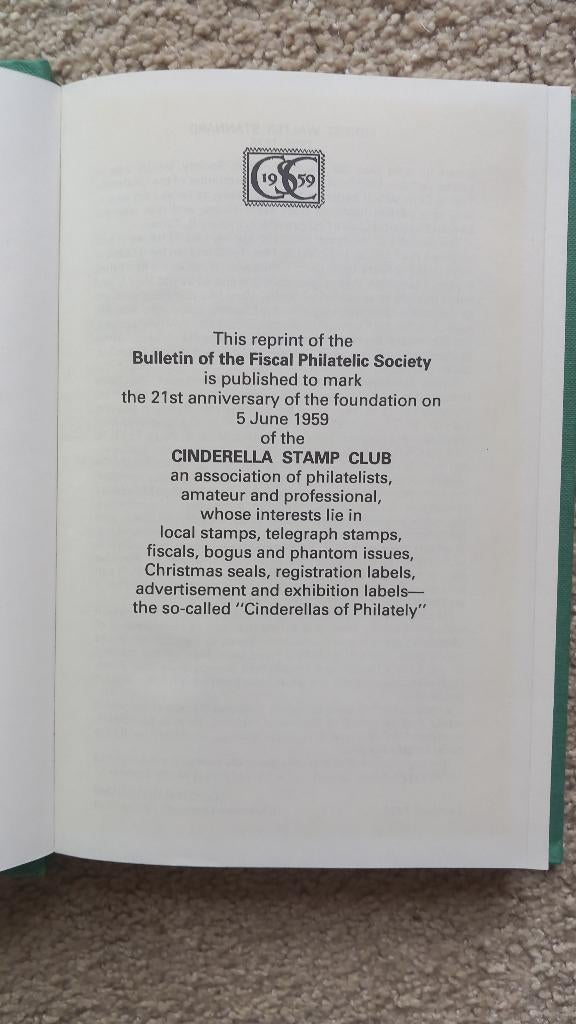 cinderella stamp club, bulletin, 1916, postzegels, Postzegels en Munten, Ophalen of Verzenden, T/m 1940